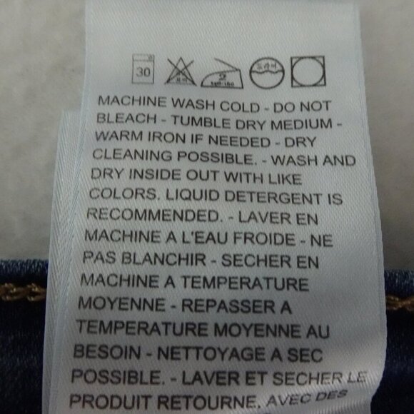 Levi's 721 Skinny Jeans Women's Plus Size 24W Blue Stretch Denim High Rise - Picture 10 of 10